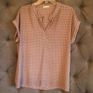 Pleione brand patterned blouse